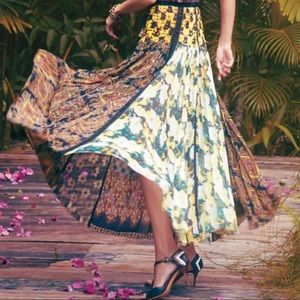BYRON LARS PRINTED MAXI SKIRT